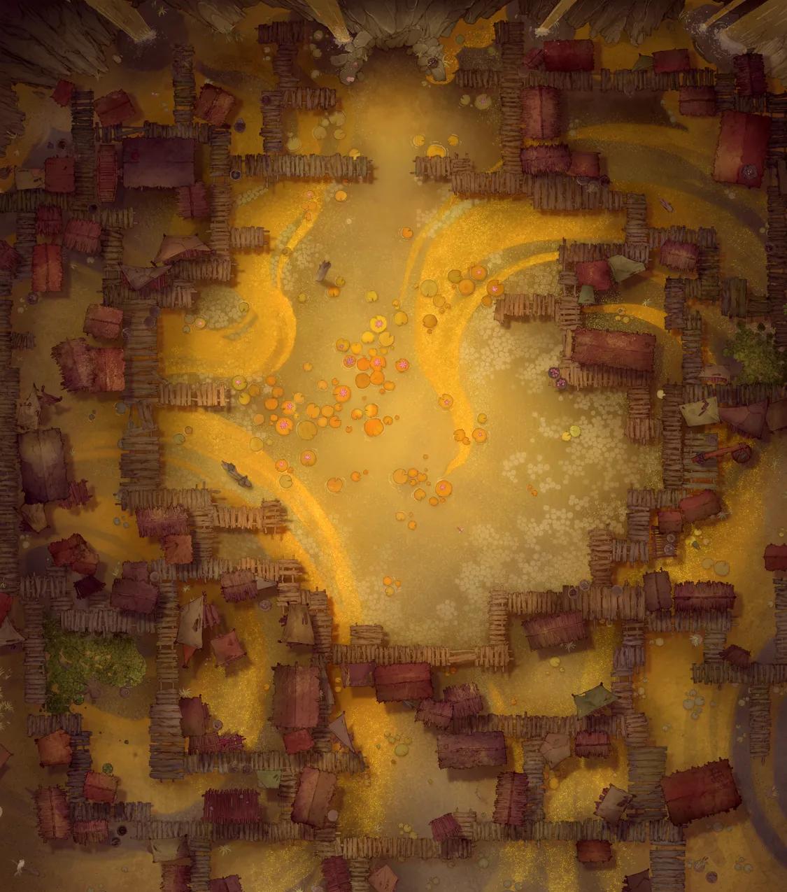 Bullywug Swamp map, Autumn Day variant