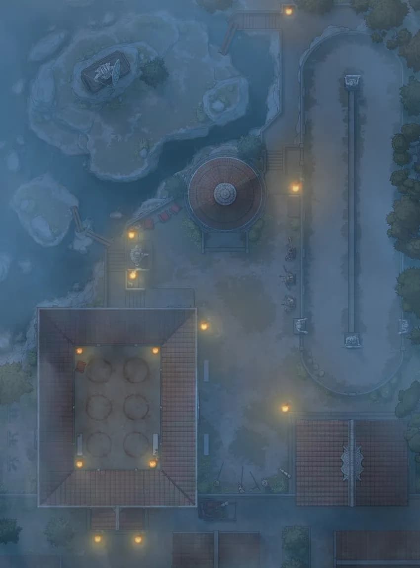 Training Grounds map, Fog variant
