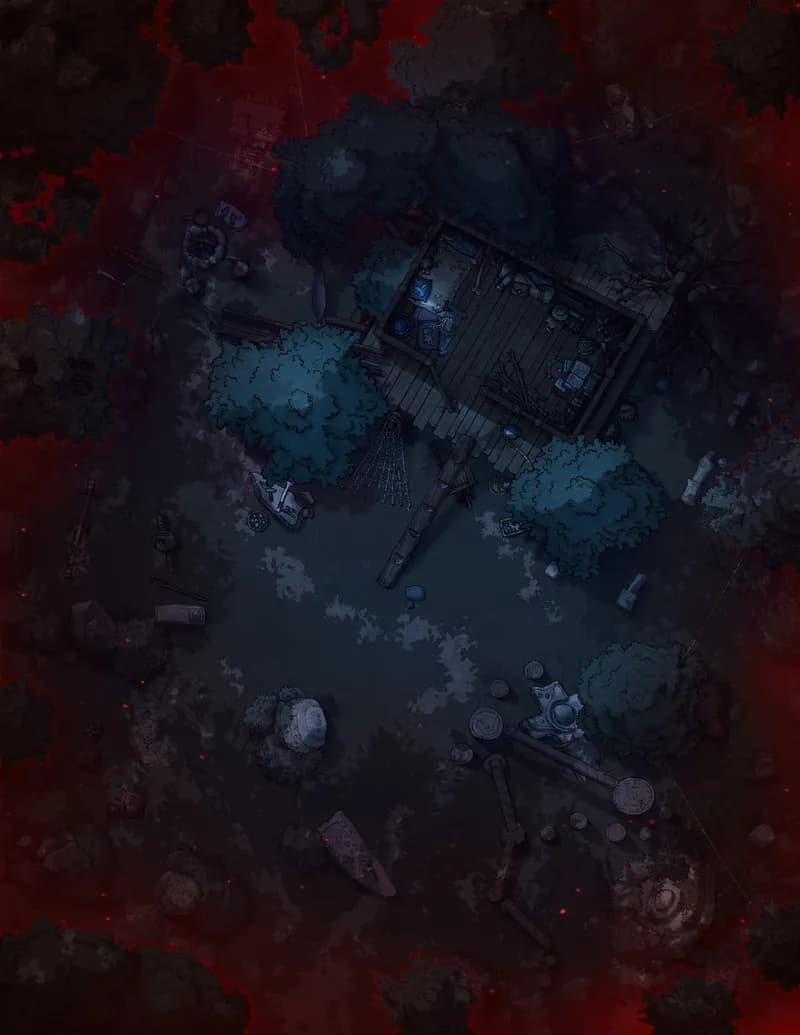 Young Adventurer's Hideout map, Dark Presence variant