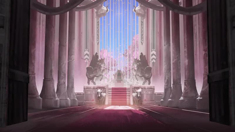 Royal Throne Room map, Spring variant