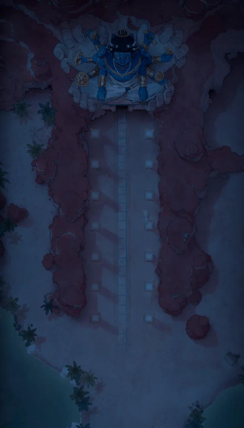 Necropolis Entrance map, Original Night variant