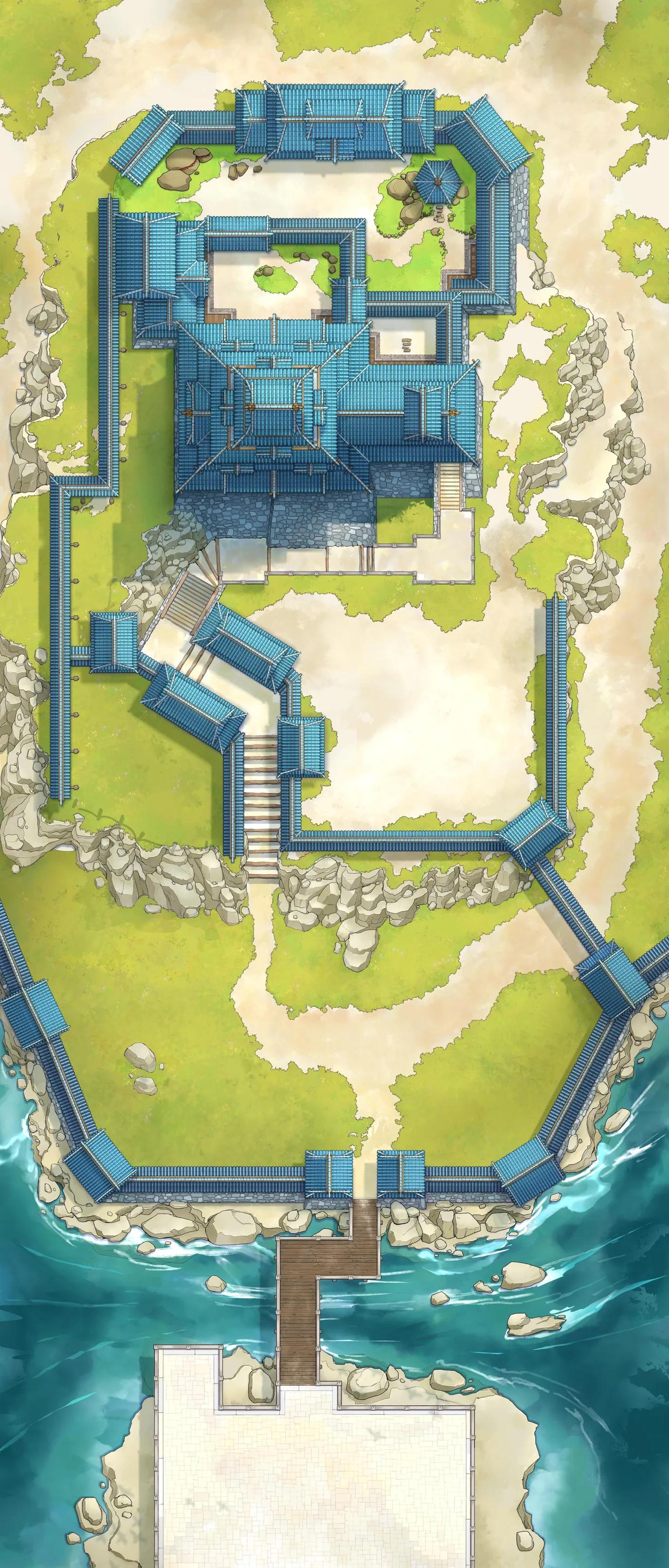 Japanese Castle Exterior map, Empty variant