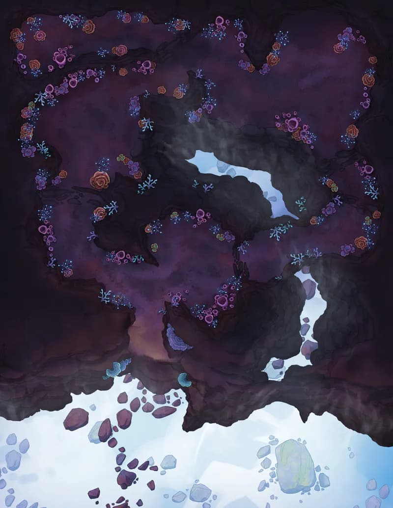 Coastal Caverns map, Sky variant