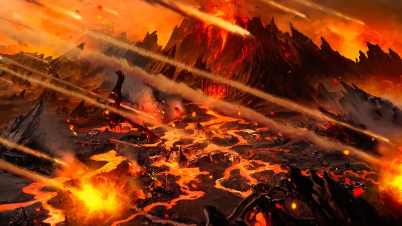 Dragon's Domain map, Meteor Shower variant