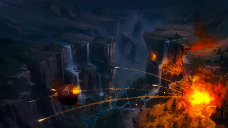 Verdant Ravine map, Goblin Destruction variant