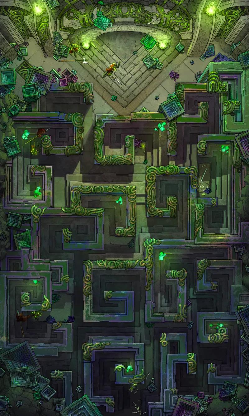 Bismuth Labyrinth map, Original Day variant