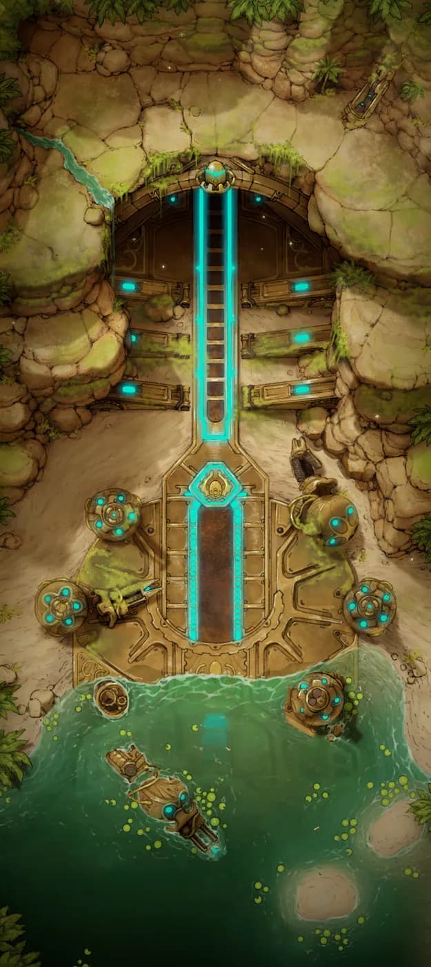 Clockwork Dragon Lair Exterior map, Activated Day variant
