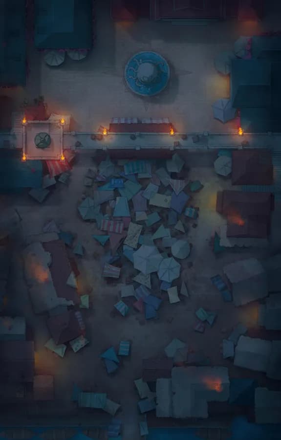 City Marketplace map, Original Night variant
