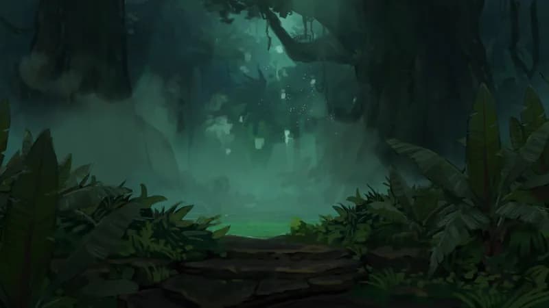 Cloud Forest Camp map, Lagoon variant