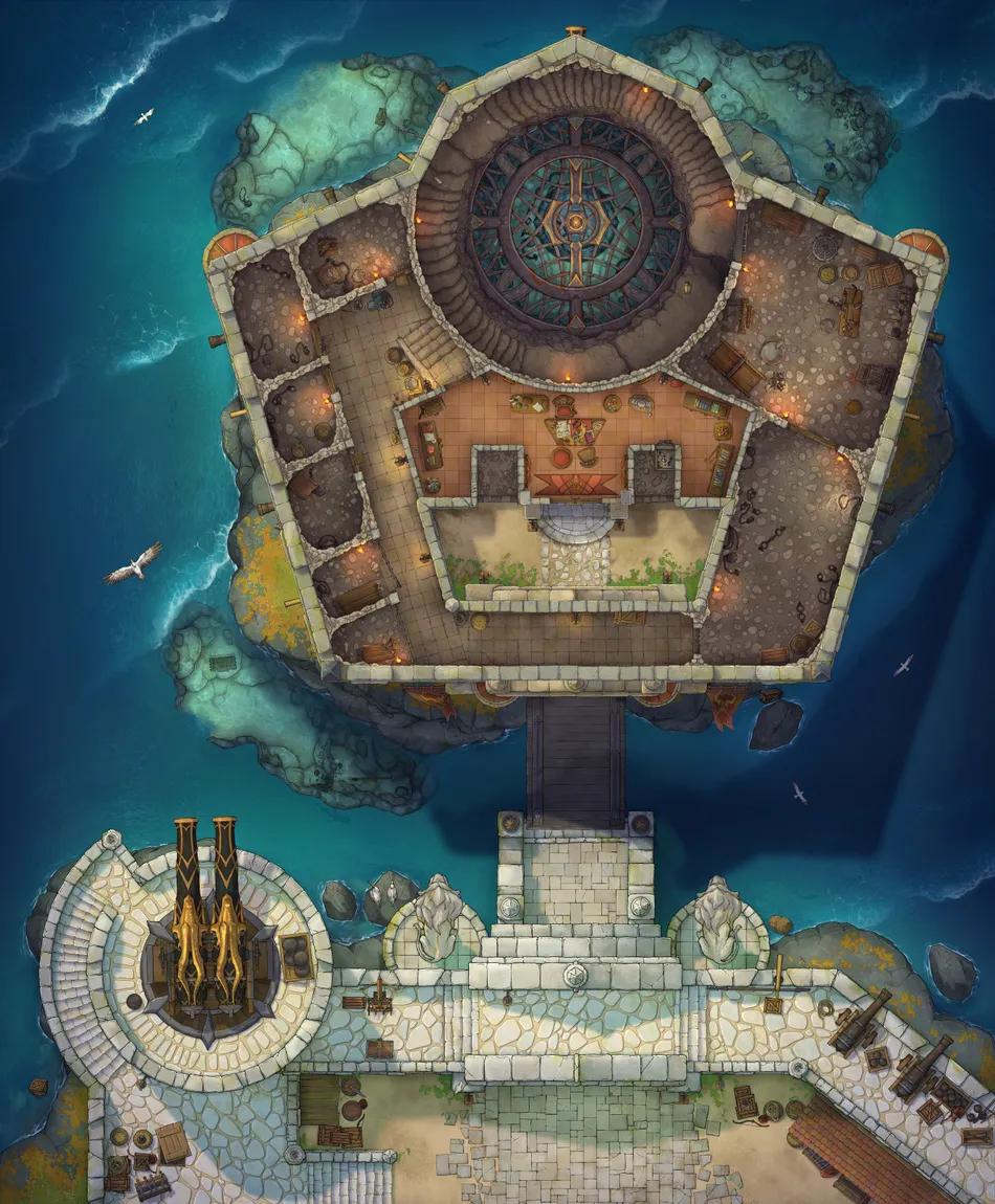 Fortress Prison map, Interior Day variant