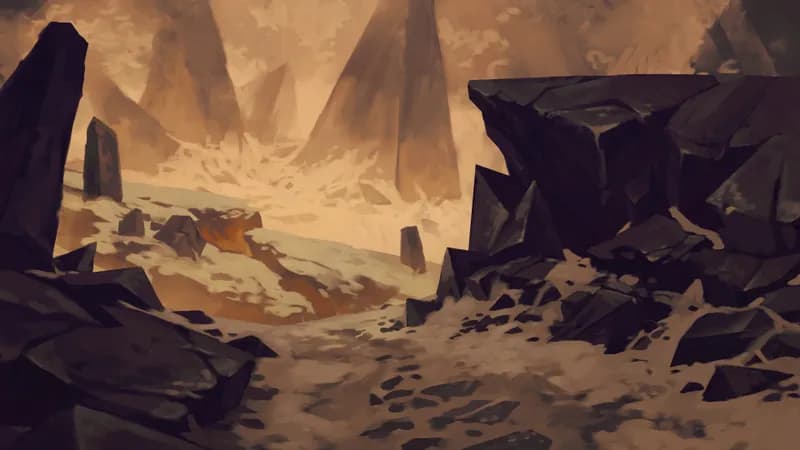 Megalith Gate map, Desert variant