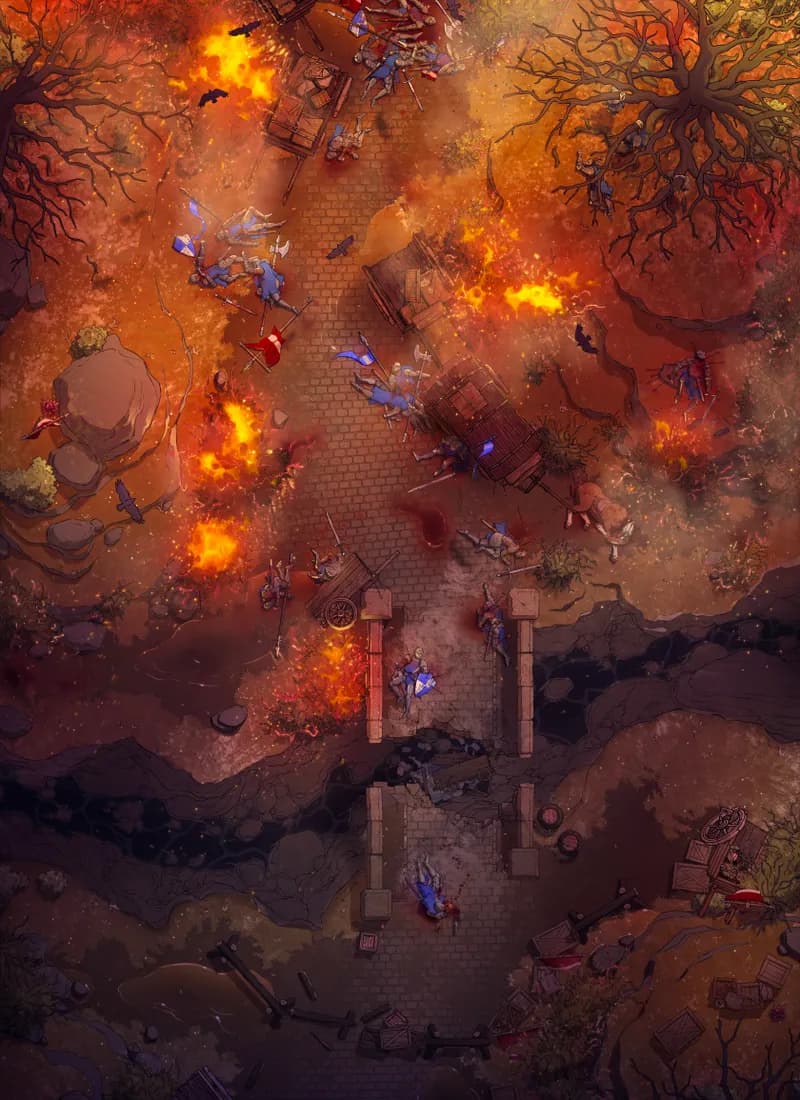 Battlefield Bridge Blockade map, Duck Vs Crab variant