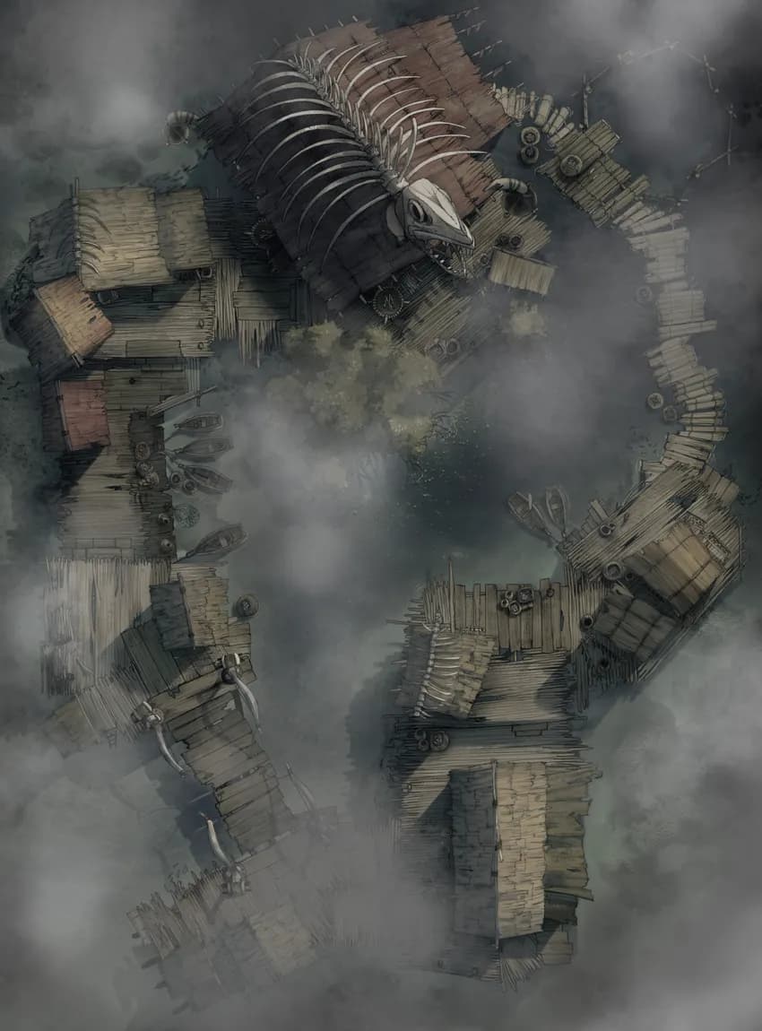 Floating Village map, Fog variant
