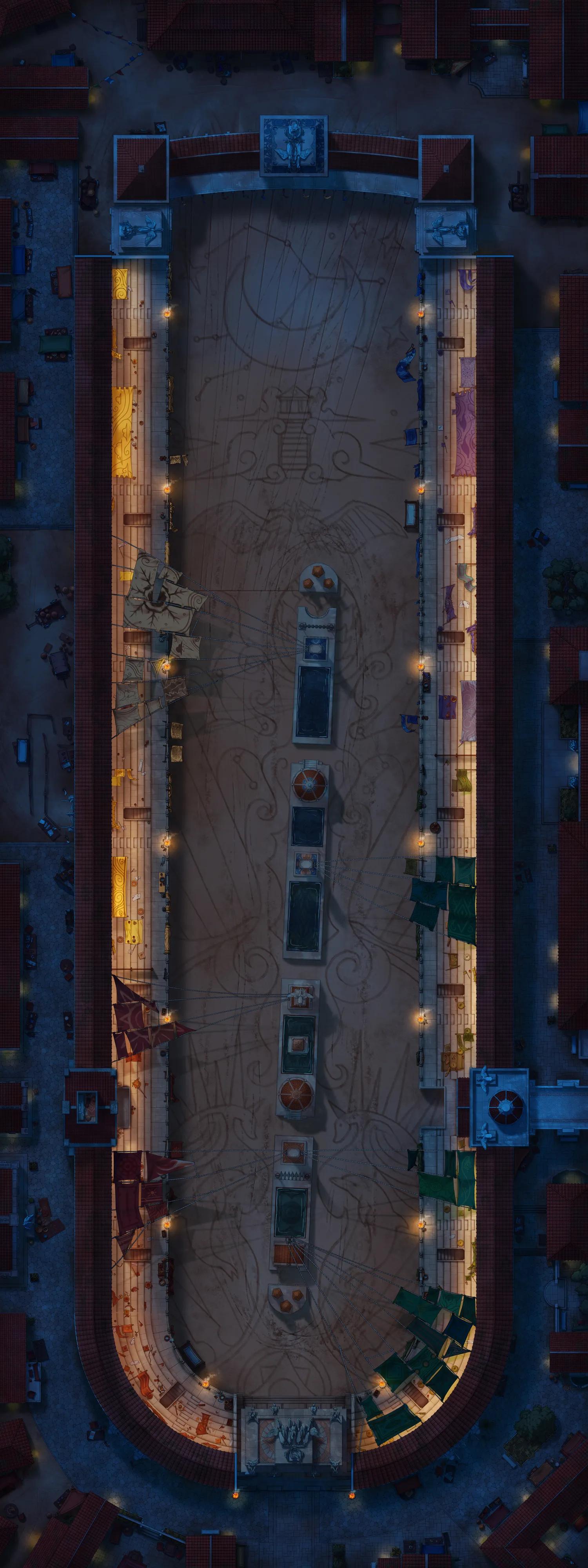 Hippodrome map, Original Night variant