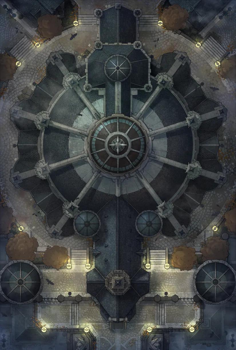 Abbey Prison map, Original Night variant