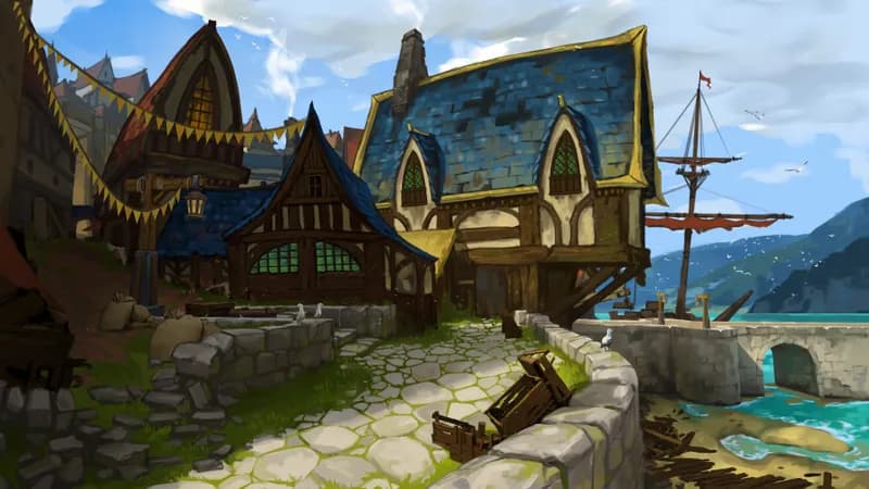 Low Town Docks map, Original Day variant
