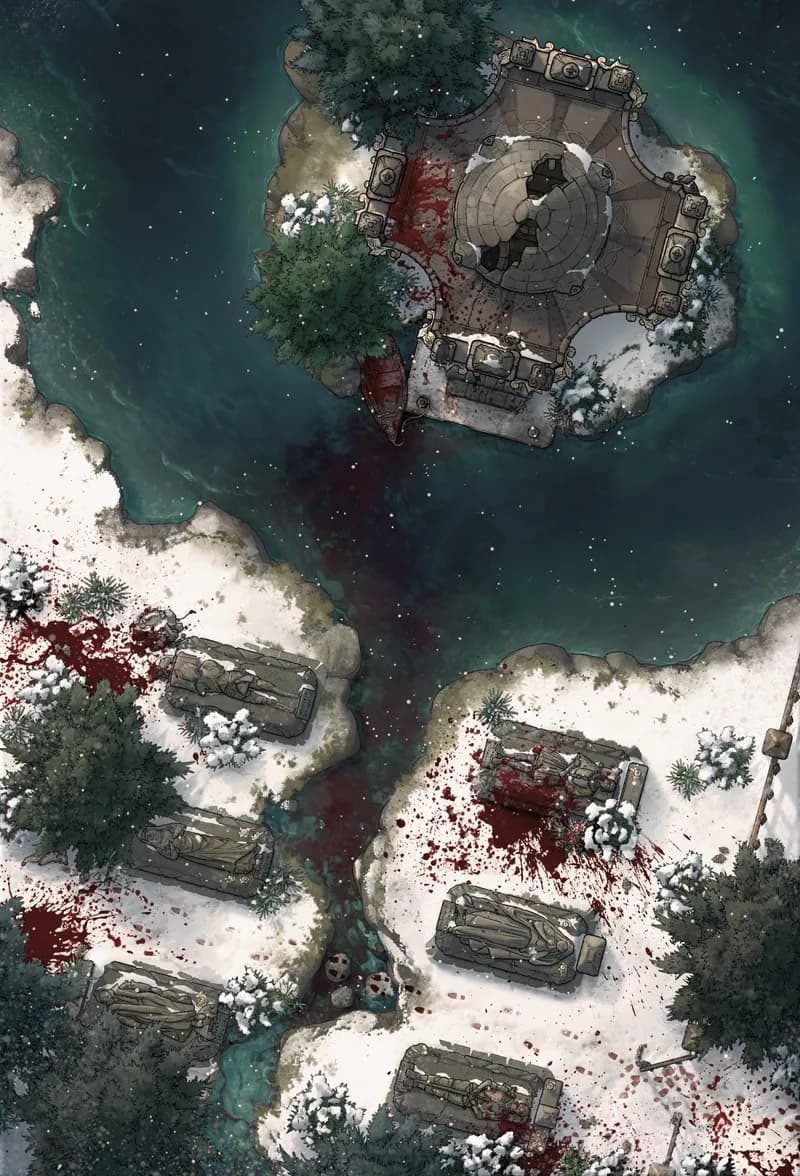 Frozen Tombs map, Massacre variant