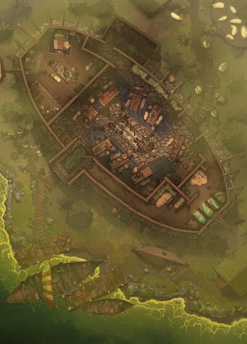 Viking Longhouse map, Toxic variant