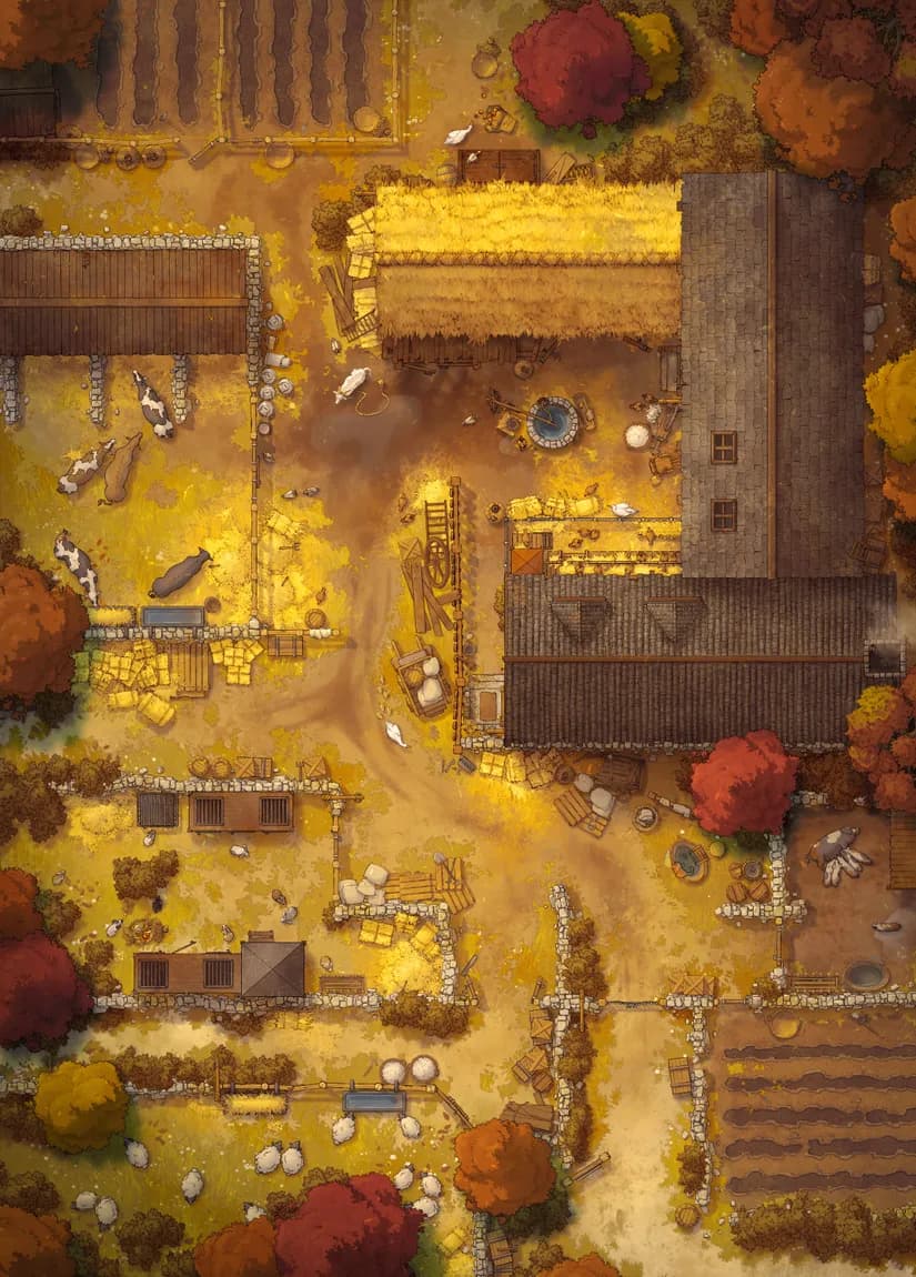 Village Farmhouse map, Autumn variant