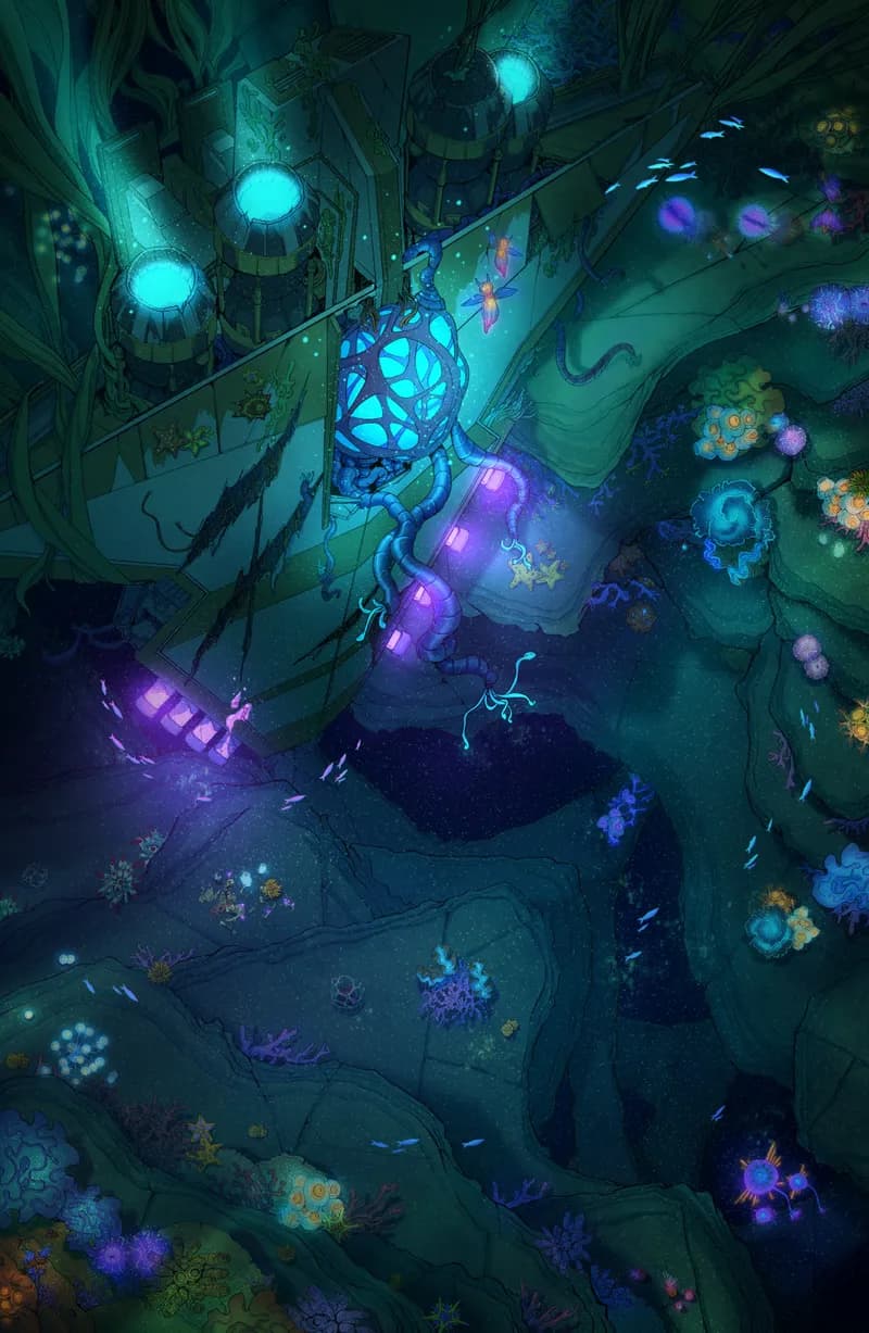 Deep Sea Salvage map, Original Day variant