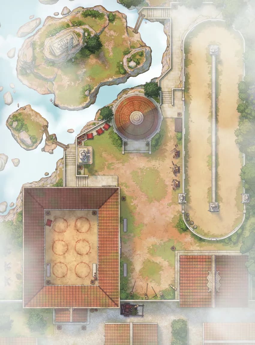 Training Grounds map, Sky variant