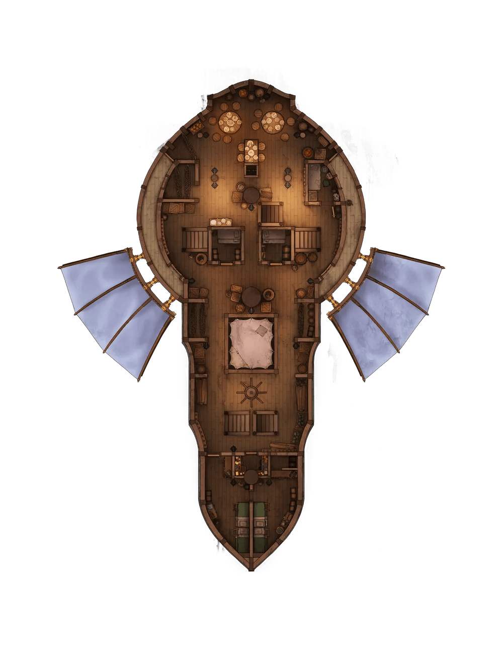 The Crystal Veil map, Sails Level 1 variant