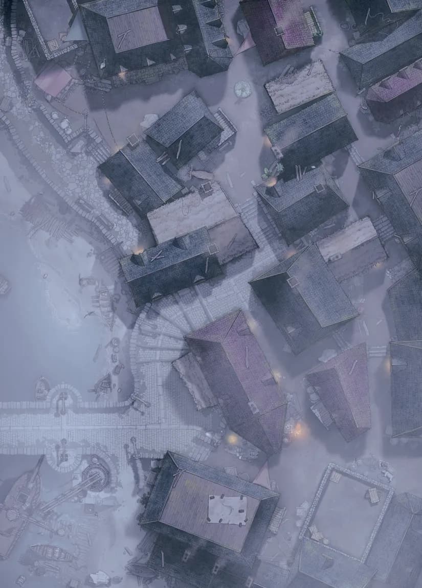 Low Town Docks map, Fog variant