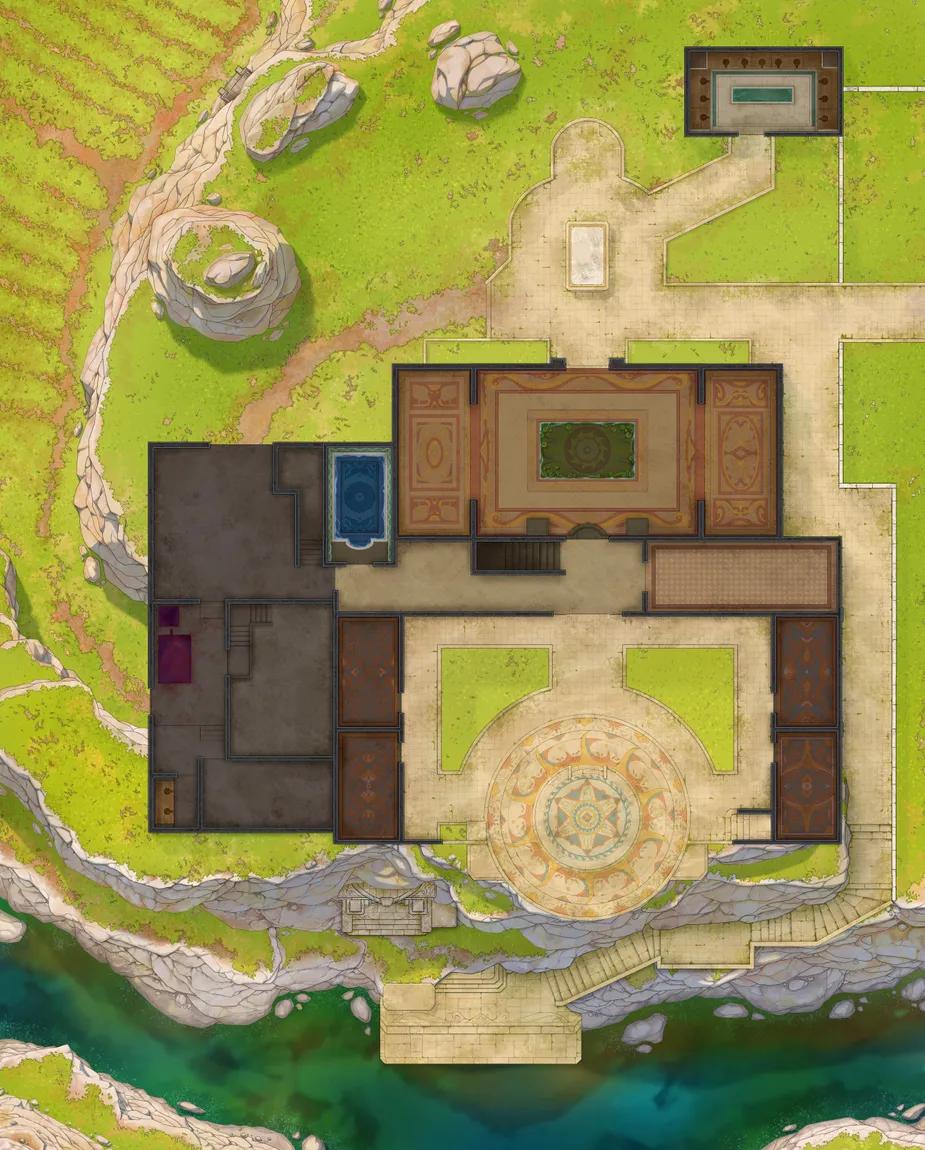 Archon's Villa map, Empty variant