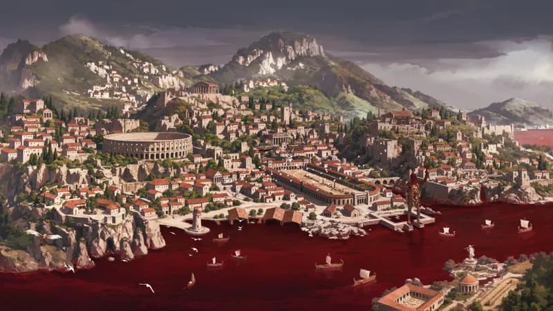 Ancient City map, Blood variant