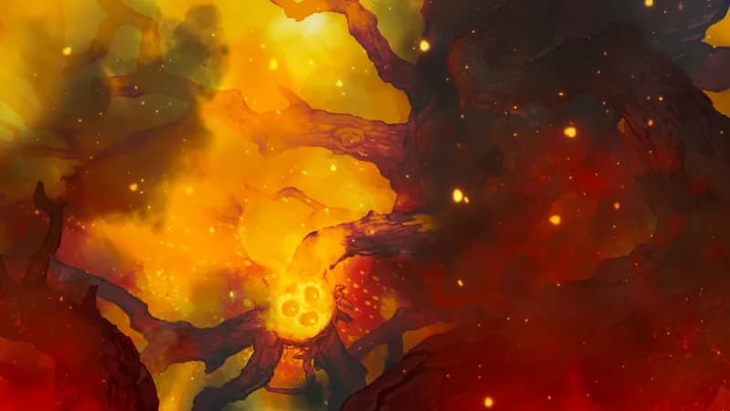 Yggdrasil Branch Overlook map, Fire variant