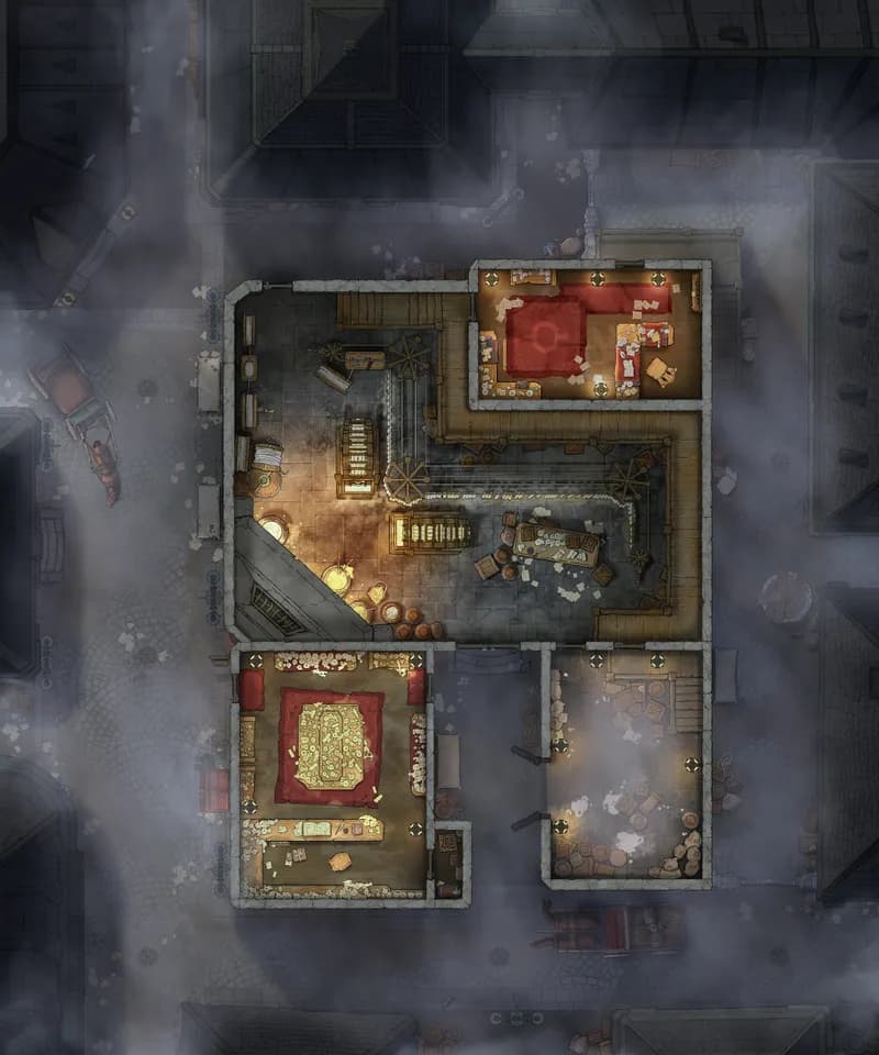 Candle Workshop map, Fog variant
