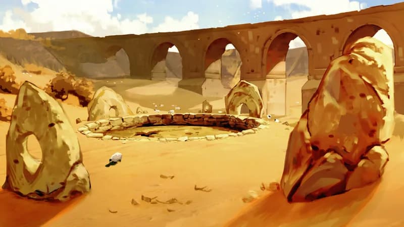 Burial Barrow map, Desert variant