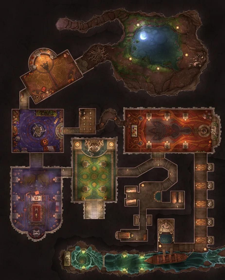 Archon's Catacombs map, Duck Vs Crab variant