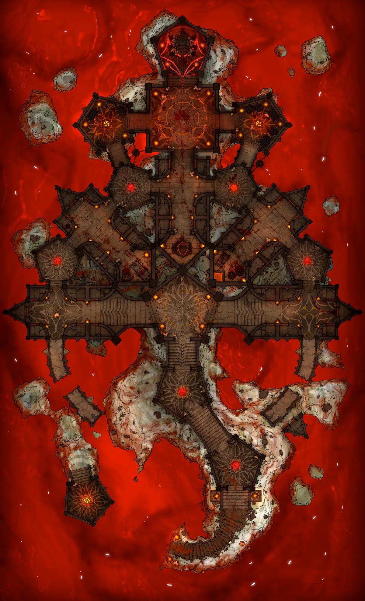 Hellfire Prison map, Blood variant