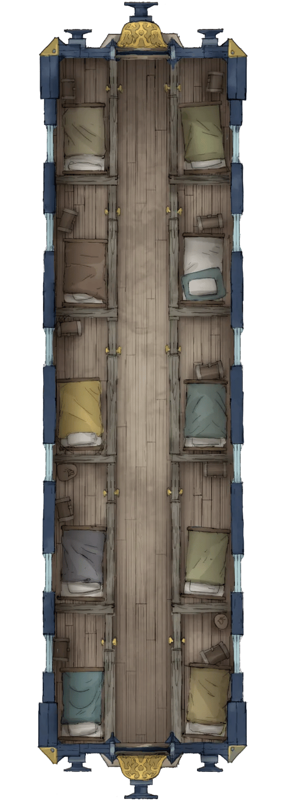 Lightning Rail map, Sleeper Car Alt variant
