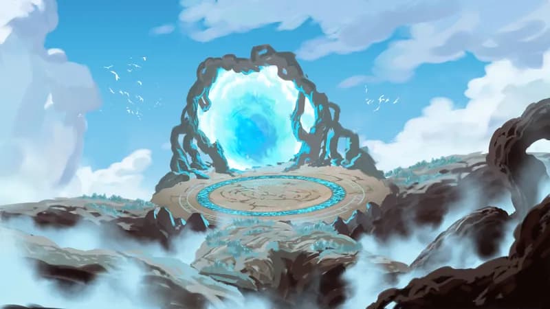 Yggdrasil Treetop map, Cloudtop Day variant