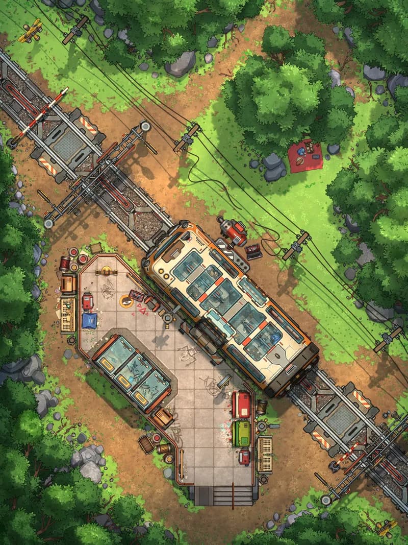 Remote Station map, Original Day variant