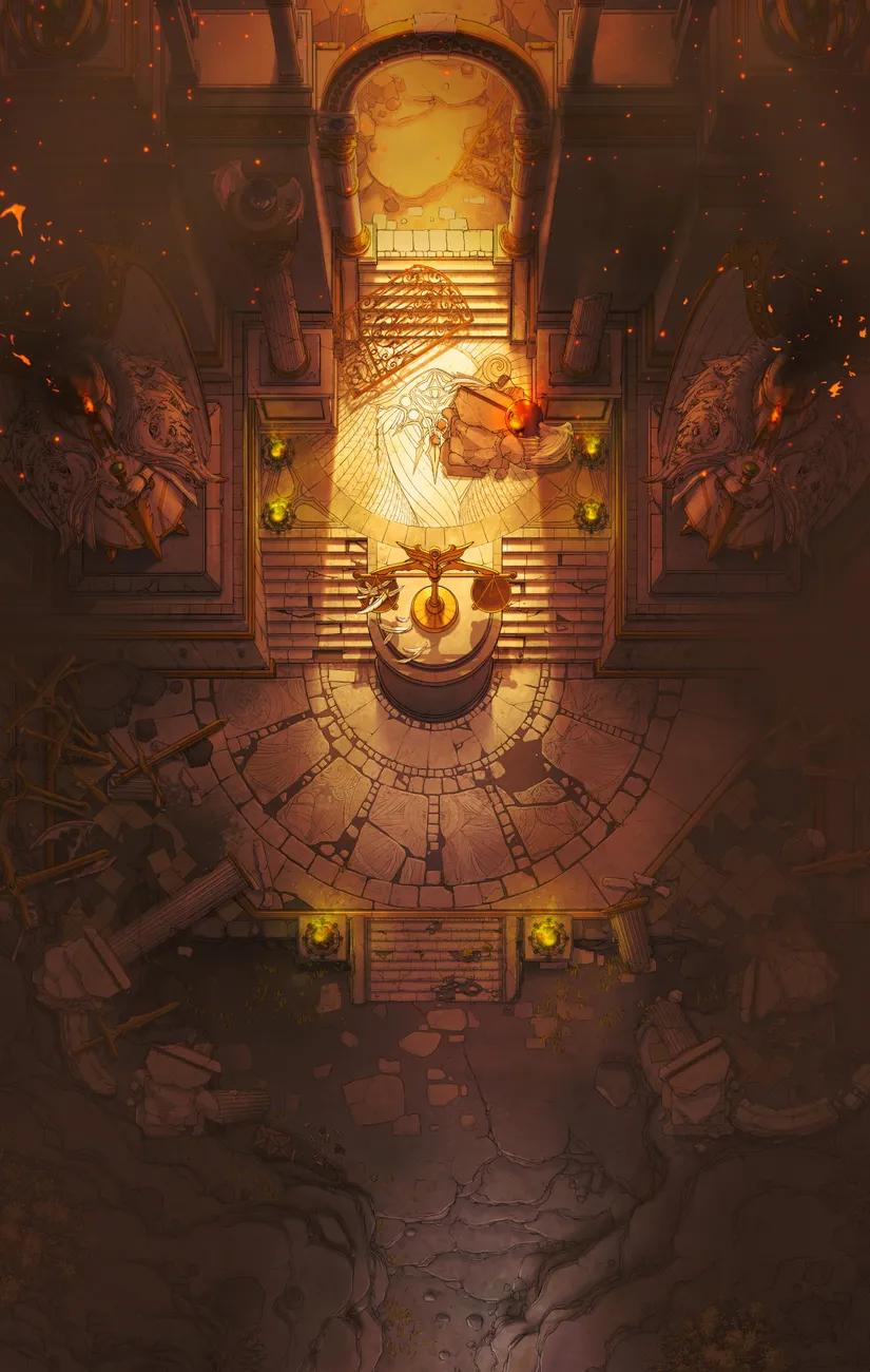 Gate of Angels map, Break in variant