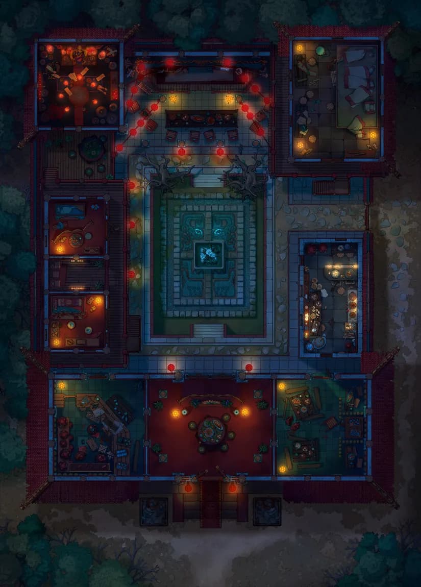 Wuxia Tavern map, Original Night variant