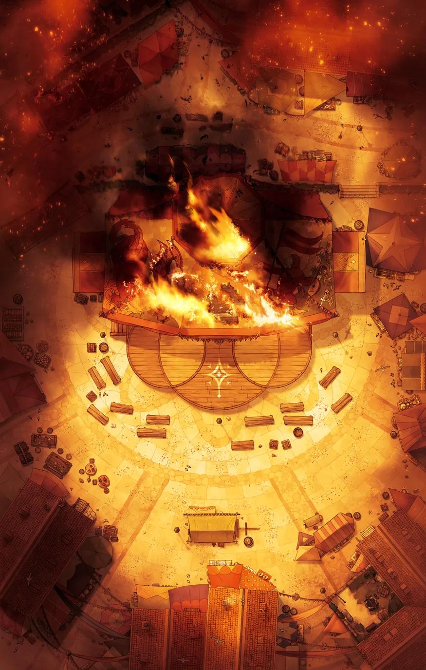 Marketplace Festival map, Fire variant