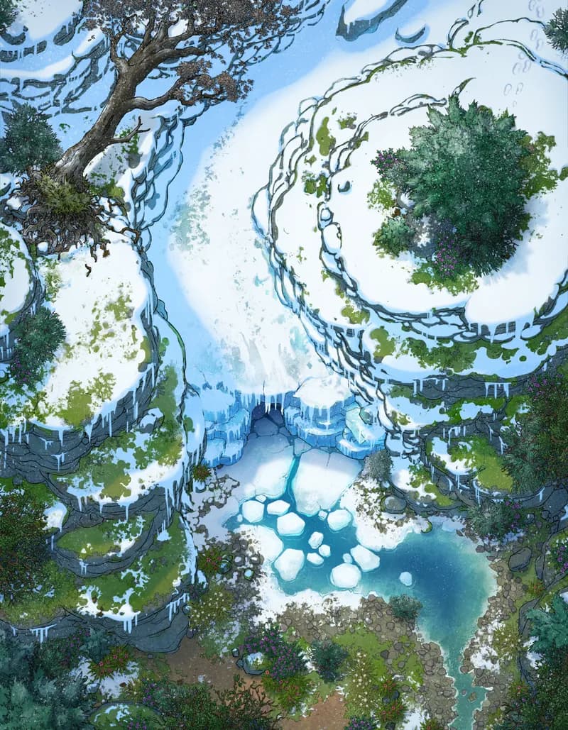 Melting Glacier map, Original Day variant
