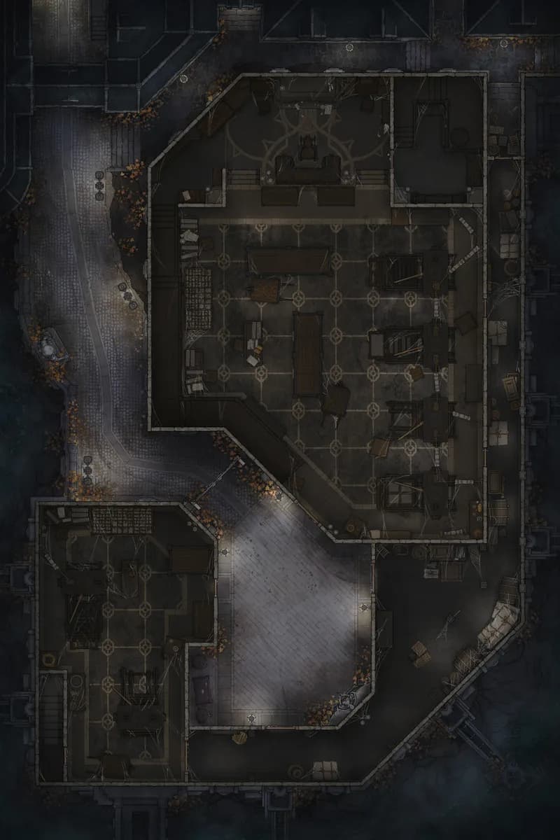 Printing Press map, Abandoned variant