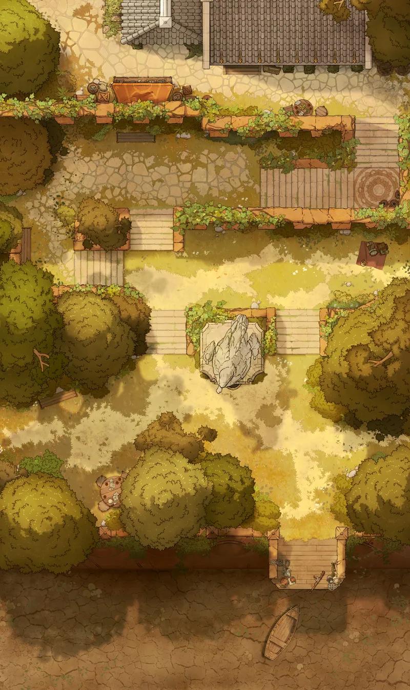 Mossy Steps map, Drought variant
