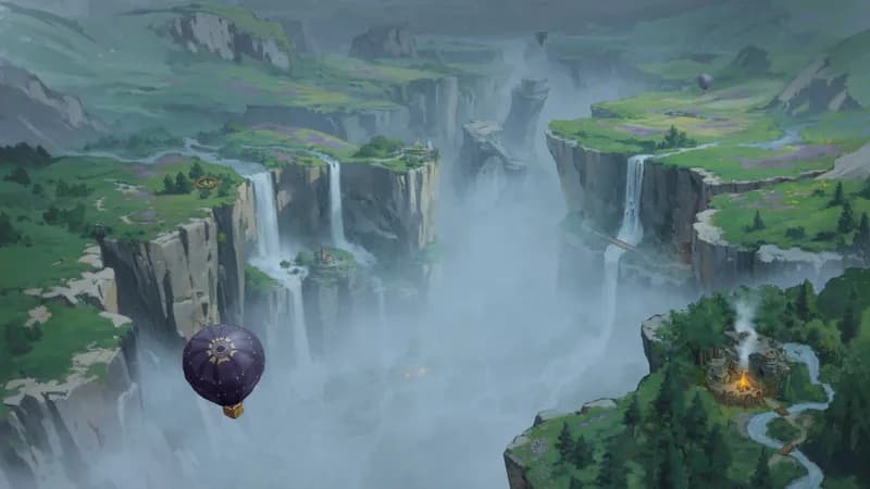 Verdant Ravine map, Mist variant