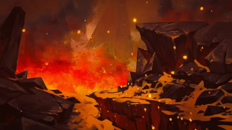 Megalith Gate map, Lava variant