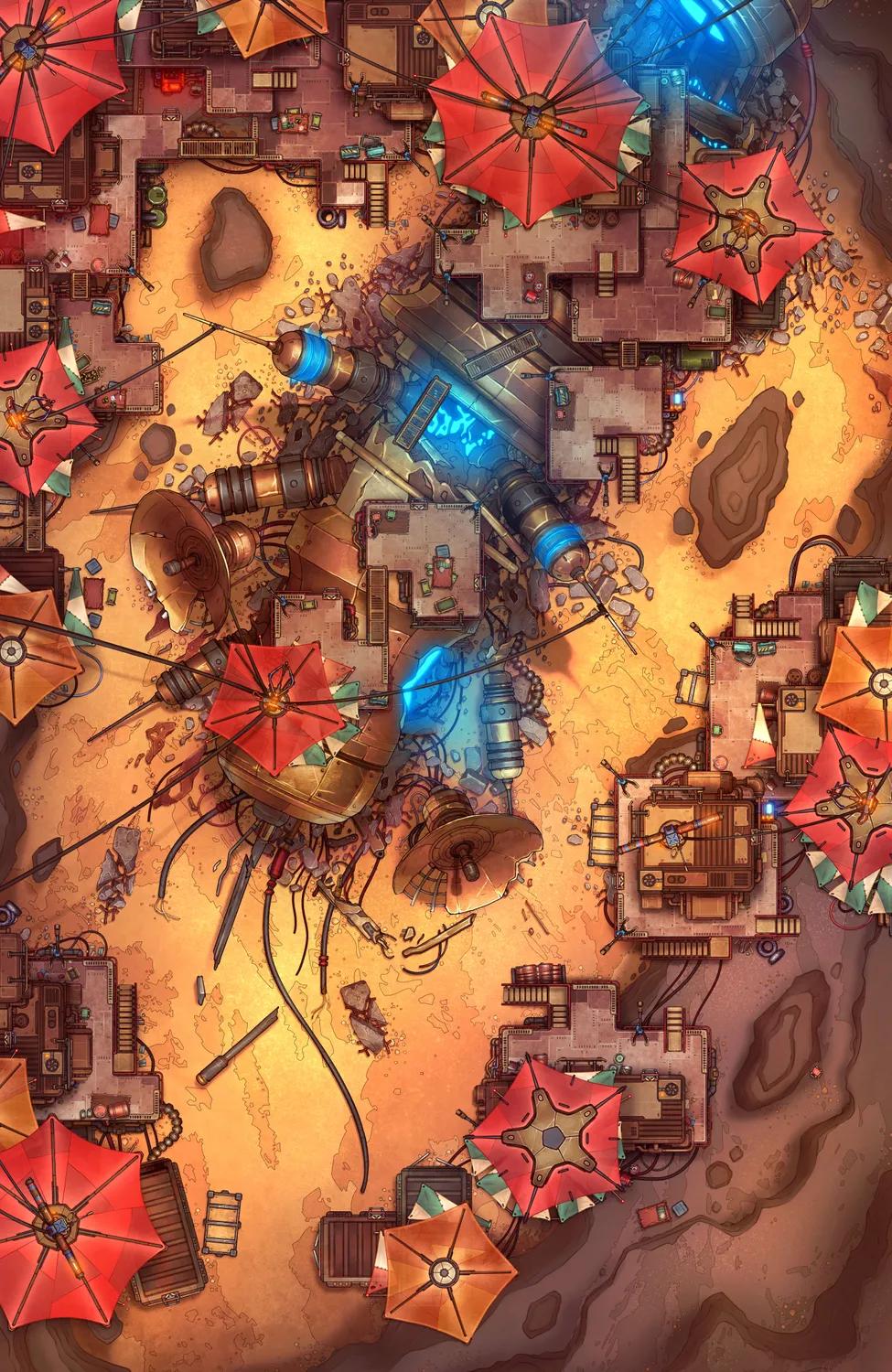 Collapsed Radio Tower map, Original variant