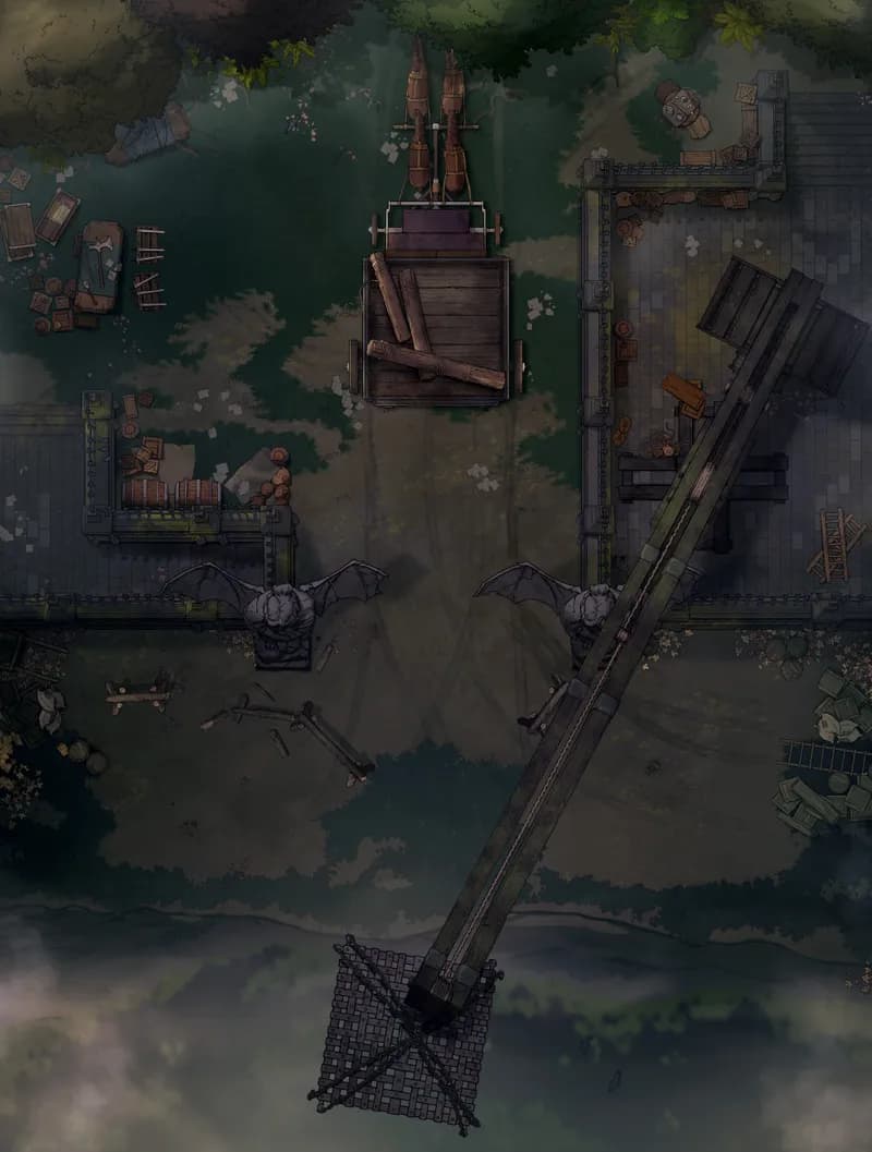Wyrm Winch map, Cliff Fort variant