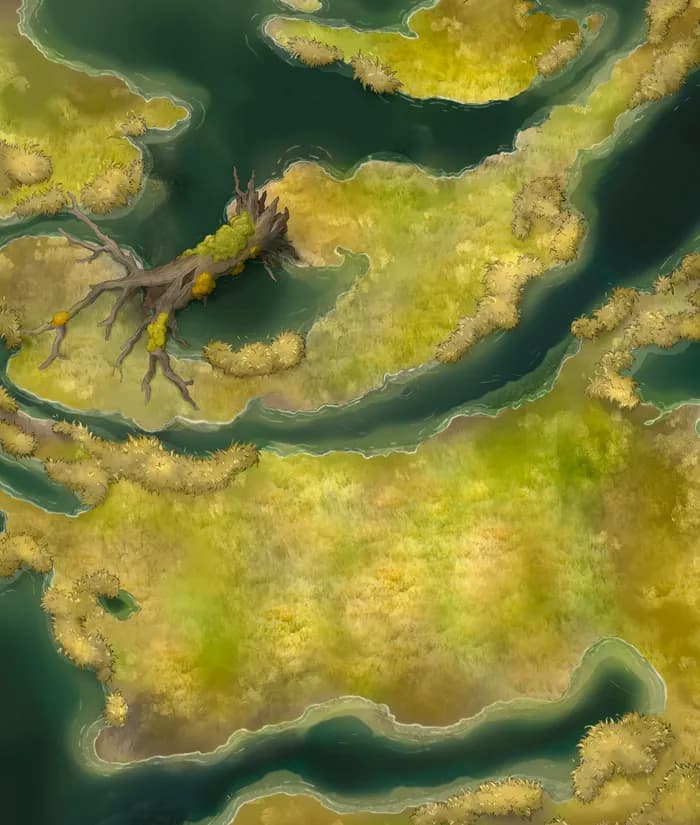 Smuggler's Fen map, Natural variant