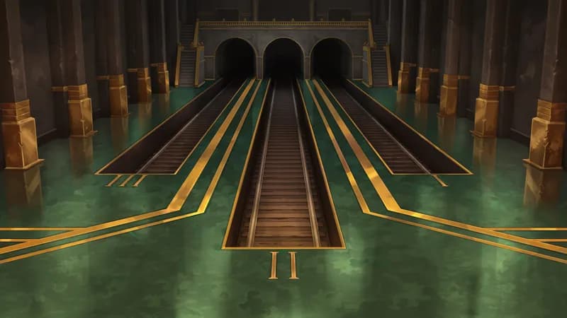 Train Station Platforms map, Empty variant