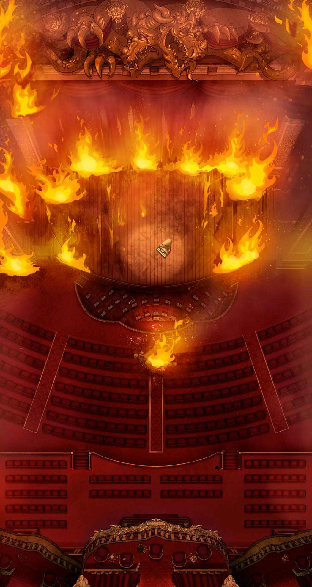 Grand Opera House map, Phantom Fire variant